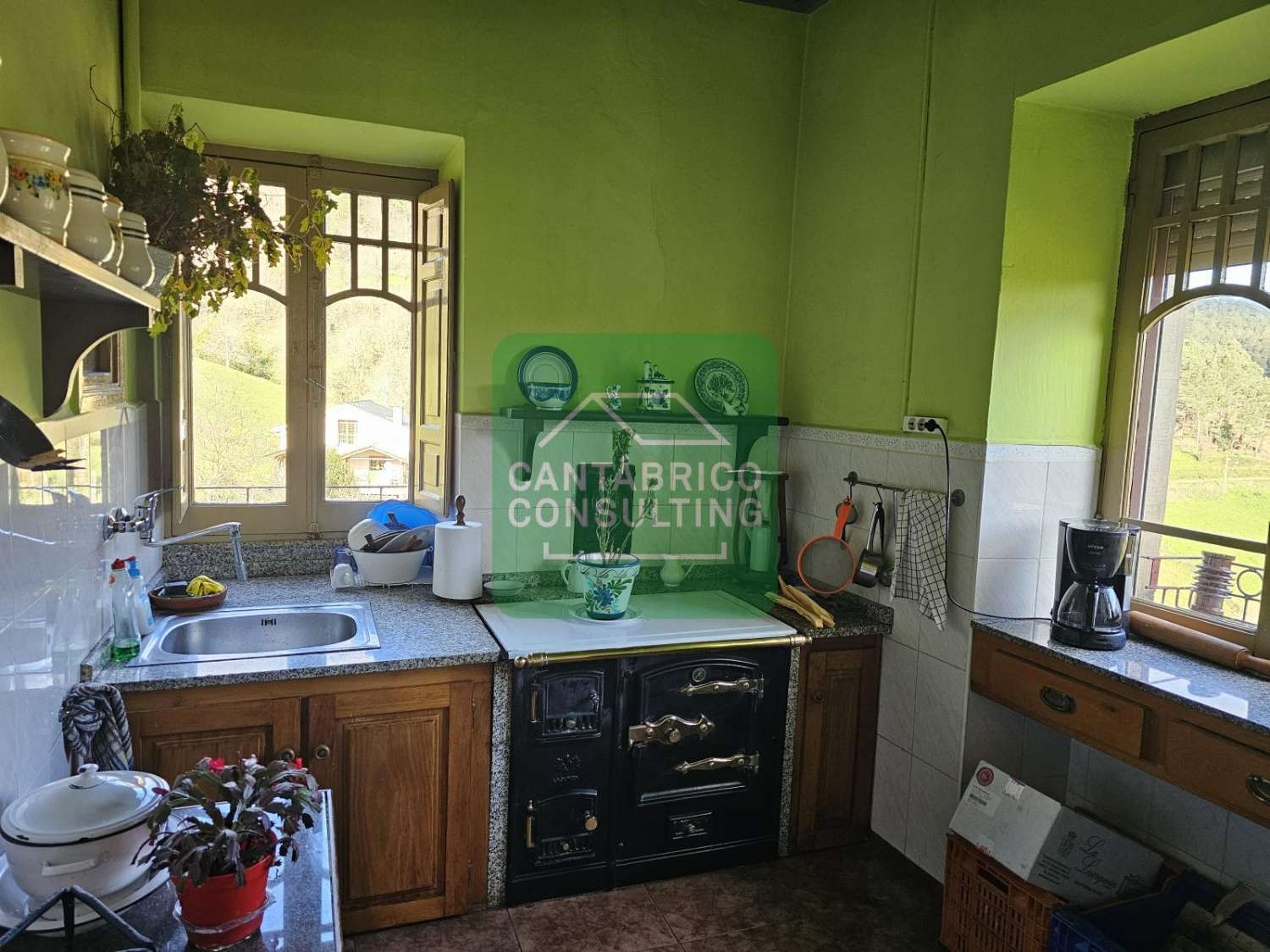 GRAN CASA  ESPECIAL ESTILO INDIANO CON VISTAS DE ENSUEÑO EN DOIRAS BOAL - ASTURIAS