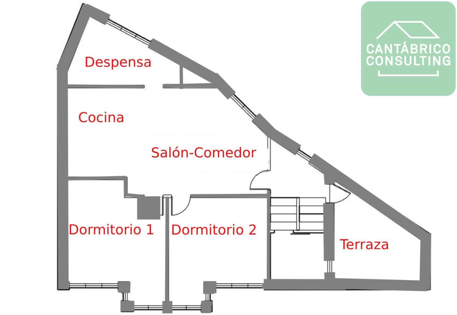 VIVIENDA CON SOTANO-GARAJE Y TERRAZA REFORMADA EN AVENIDA DE SAMA -MIERES - ASTURIAS