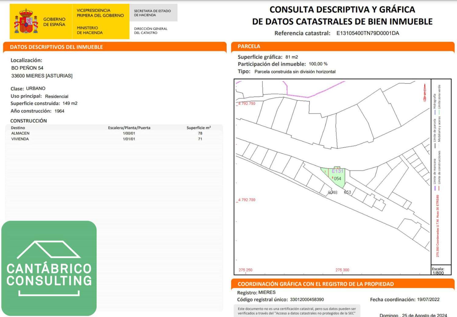 VIVIENDA CON SOTANO-GARAJE Y TERRAZA REFORMADA EN AVENIDA DE SAMA -MIERES - ASTURIAS