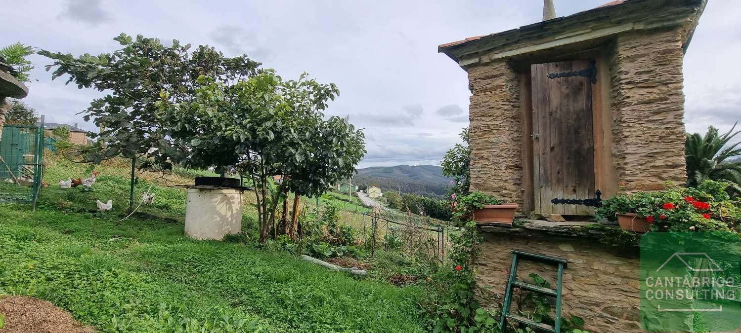 CHALET DE DOS PLANTAS EN FINCA DE 14000 m² EN SAN VICENTE DE CUBELAS, RIBADEO.